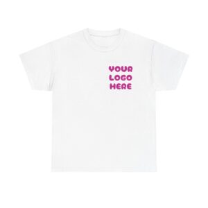 Cotton T-Shirt with Custom DTF Logo